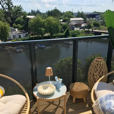 Apartmán Motlawa Marine -55 M2 -by The River-premium Design -business Stays- Parking Gratis *